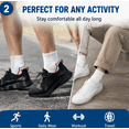thumbnail image 4 of Weavra Men’s 6-Pc Ankle Athletic Socks – Cushioned Low Cut Running Socks, Breathable Moisture Wicking Sports Socks, Soft Comfort Fit Socks, 4 of 5
