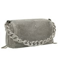 thumbnail image 1 of Casual Diamonds Crossbody Bags Women Rhinestone Chain Tote Handbag (Silver), 1 of 9