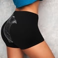 thumbnail image 6 of Seamless Workout Shorts Women - Geometric Lines Dog Art Biker Gym Running Yoga Spandex Shorts for Women, 6 of 7