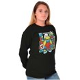 thumbnail image 5 of Smurfette Cute Kung Fu Smurf Otaku Women's Long Sleeve T Shirt Brisco Brands S, 5 of 6