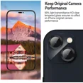 thumbnail image 6 of 1 Pcs Camera Lens Protector Cover for IPhone 16 Plus 15 Pro Max 16 Pro Max for IPhone 14 Pro 13 Pro Max 16 Pro Protection (Tempered Glass,Gold,For IPhone 16 PLUS), 6 of 7