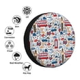 thumbnail image 4 of Pofeuu London Symbols1 Print Spare Tire Wheel Cover for Car Truck SUV Camper Universal Fit Spare Tire Cover RV Spare Tire Covers-14 inch, 4 of 6