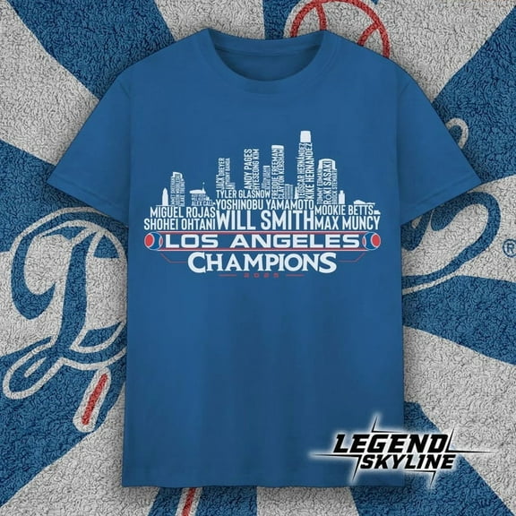 Dodgers Baseball World Champions Team Series 2025 City Shirt