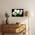 thumbnail image 5 of ZHONGYUTONG Tulip Wall Art Canvas Flower Pictures Wall Decor Elegant Floral Painting Print for Bathroom Living Room Decor Framed (12.00" x 18.00"), 5 of 5