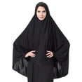 thumbnail image 4 of Colección Musulmana Hijab Khimar Pañuelo para Mujeres, Banderas de Estilo Largo en 12 Colores, Poliéster Suave para el Uso Diario Modesto, 4 of 7