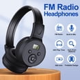 thumbnail image 5 of Adjustable Portable FM Radio Headphones with Built in Rechargeable Battery by YFind, 5 of 9