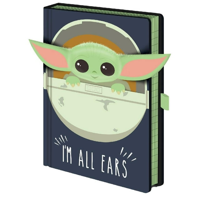 Libreta STAR WARS Mandalorian A5 Baby Yoda I'm All Ears