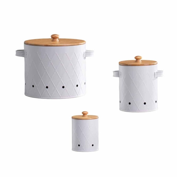 Multipurpose Kitchen Storage Container for Freshness Vegetables Potatoes Onions and Garlic with Ventilated Designs