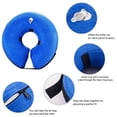 thumbnail image 4 of Collar inflable para mascotas para perros grandes, collar tipo cono cómodo para mascotas, collares inflables básicos para perros, L, 4 of 5