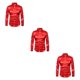 thumbnail image 1 of Minnieouse Camisa transpirable para hombre Satén con mangas largas - Trabajo Boda o hogar Camisa para hombre Manga larga formal Rojo grande Type1 NO1, 1 of 6
