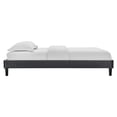 thumbnail image 6 of Modway Amber Tufted Performance Velvet King Platform Bed in Charcoal, 6 of 10