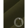 thumbnail image 5 of Men's Quarter Zip Pullover Sweatshirts Long Sleeve Mock Neck Casual Fall Winter Warm Tops with Pockets (XXL, Army Green), 5 of 6