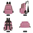 thumbnail image 4 of FORMRS Mini Backpack Purse for Women Travel Daypack Casual Shoulder Bag, Pink Doughnuts, 4 of 7
