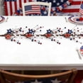 thumbnail image 4 of Patriotic Garland, Independence Day Decor, Artificial Berry Swag With Star-Shaped Ornaments For 4Th Of July, Shopfront, Party And Home Decoration 59.1X4.0X2.0In 0.5Lb, 4 of 8