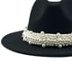 thumbnail image 2 of Sombrero Fedora Zulema Cachemira para Mujer Negro, 2 of 2
