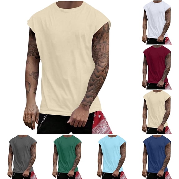 Mesh Tank Tops for Men Lightweight Breathable Summer Workout Tee Shirt Quick Drying Activewear Gym Shirts Muscular Clothes Navy, Size XXL