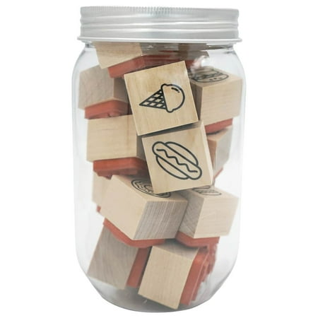 UPC: 0191518392135 | Sweet Jar of Wood Stamps by Recollections™