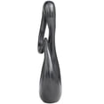 thumbnail image 6 of 7" x 12" Dark Gray Aluminum Metal Swirl Abstract Sculpture, by DecMode, 6 of 9