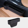 thumbnail image 2 of Seat Organizer Storage Box with Cup Holder Side Pocket for Byd Atto 3 Accessory Black Left, 2 of 6