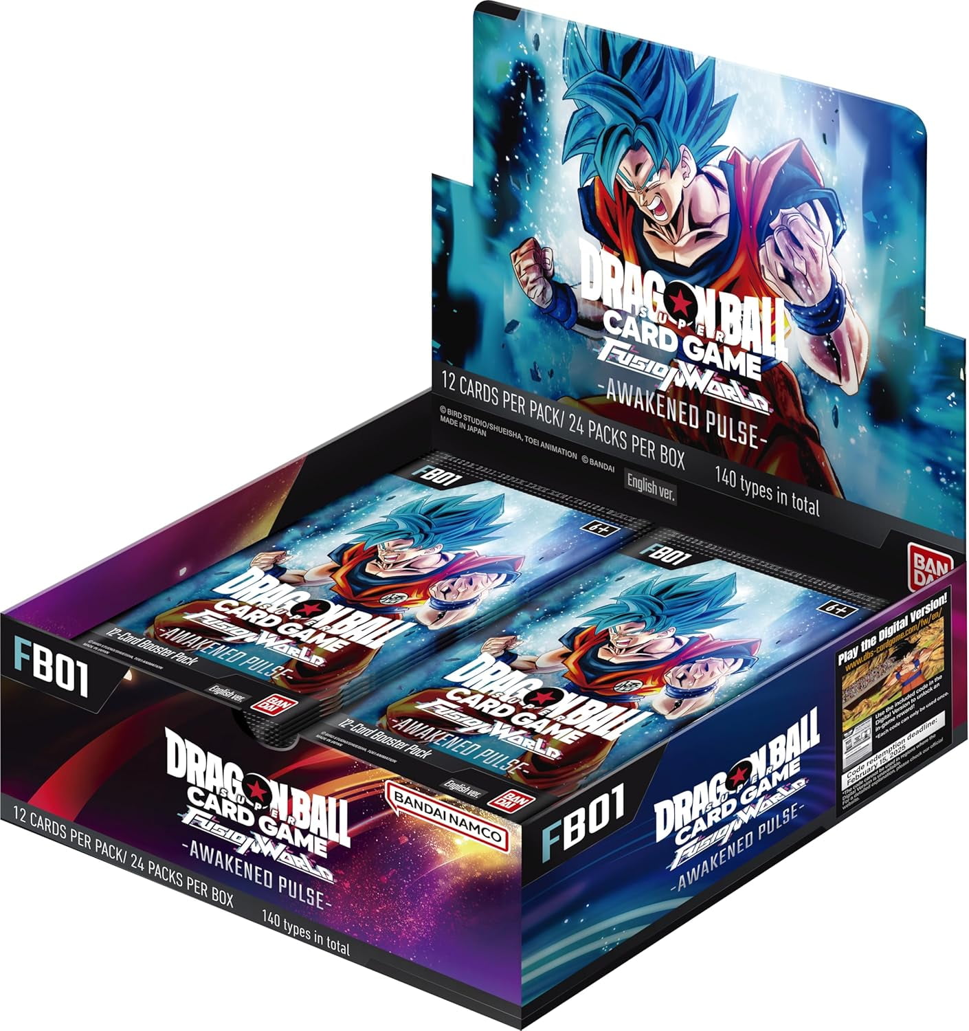 DRAGON BALL SUPER TCG: FUSION WORLD 01 Awakened Pulse BOOSTER BOX