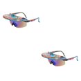 thumbnail image 2 of Yuarrent PC ciclismo gafas de sol a prueba de sol Unisex a prueba de viento ergonómico Universal resistente a la intemperie bicicletas gafas Type6 NO6, 2 of 6