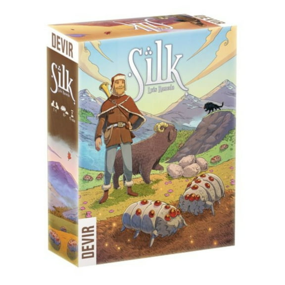 Devir - Silk, Board Game with Friends, Strategy Board Game, Age  10