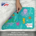 thumbnail image 5 of CounterArt "Mermaid" Child Reversible Tabletop Easy Care Flexible Plastic Placemat 4 Pack, 5 of 9
