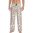 thumbnail image 5 of Mens Pajama Pants, Christmas Santa Cartoon Snowman Soft Sleep & Lounge Pants for Men, Cuteness Casual PJ Bottoms Pants with Pockets, 5 of 7