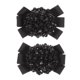 thumbnail image 1 of EeaseMX par de clips para zapatos con lazo de cinta y cuentas de cristal, adornos para zapatos, 1 of 7