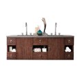 thumbnail image 5 of James Martin Vanities 860-V60d Sonoma 60" Wall Mounted Double Basin Wood Vanity Cabinet, 5 of 6
