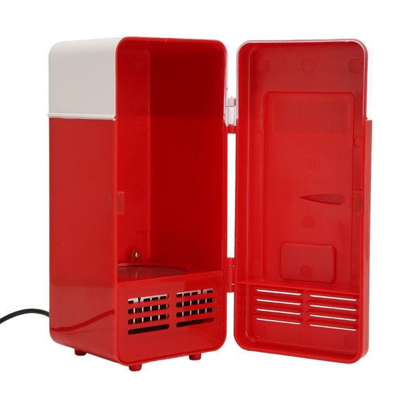 Portable USB Fridge, Energy Saving Single Can Cooler, Insulated Cooling Small Semiconductor Refrigeration Fridge Cooler for Car