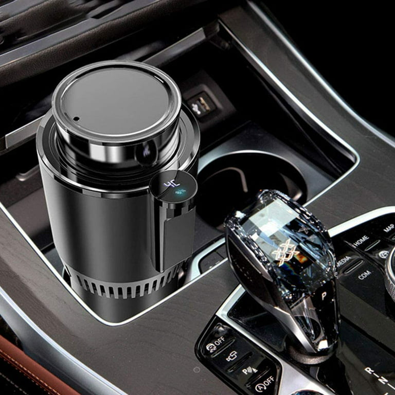 12V Car Hot & Cold Cup Electric Fast Cooling/Heating Cup Holder W/Touch  Screen