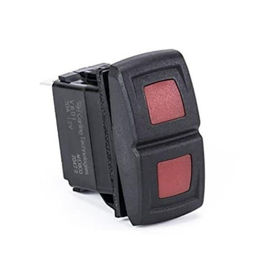 SeaStar Solutions RK19050 Contura XIV SPDT Il Rocker Switch, Red