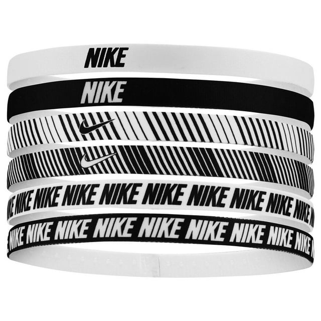 Nike Classic Printed Flexible Hairband (Pack of 6)