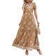 thumbnail image 1 of Vestido PRETTYGARDEN Verano 2025 Cuello en V Boho Floral XL, 1 of 7
