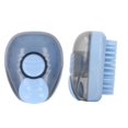 thumbnail image 4 of Brosse de bain massante, distributeur de shampoing, brosse de lavage, brosse de toilettage pour chiens et chats à poils courts et longs, bleu, 4 of 4