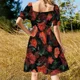 thumbnail image 5 of Vestido de manga corta de elfo del bosque, elegantes vestidos de mujer para boda, elegantes vestidos de fiesta para mujer, vestido largo, 5 of 7