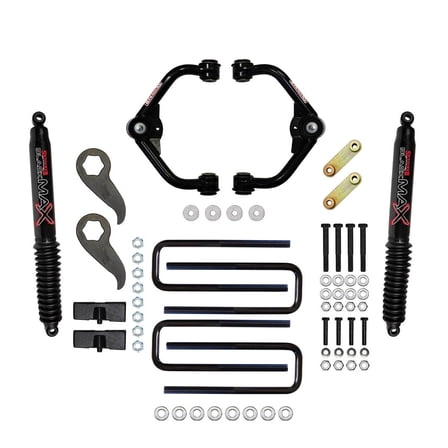 Skyjacker C20350pb Suspension Lift Kit W/Shock Fits select: 2020-2023 CHEVROLET SILVERADO, 2020-2023 GMC SIERRA