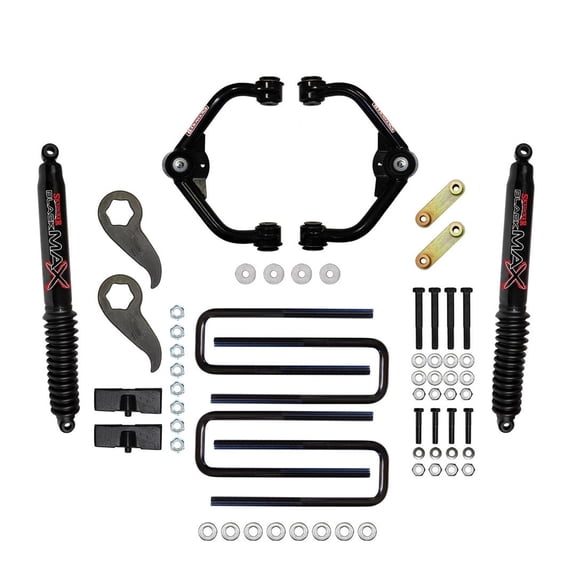 Skyjacker C20350pb Suspension Lift Kit W/Shock Fits select: 2020-2023 CHEVROLET SILVERADO, 2020-2023 GMC SIERRA