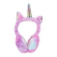 thumbnail image 4 of Phenofice 1PC Unicorn Earmuffs Plush Warmth for Winter Lovely Ear Cover Anti-slip Feature, 4 of 8