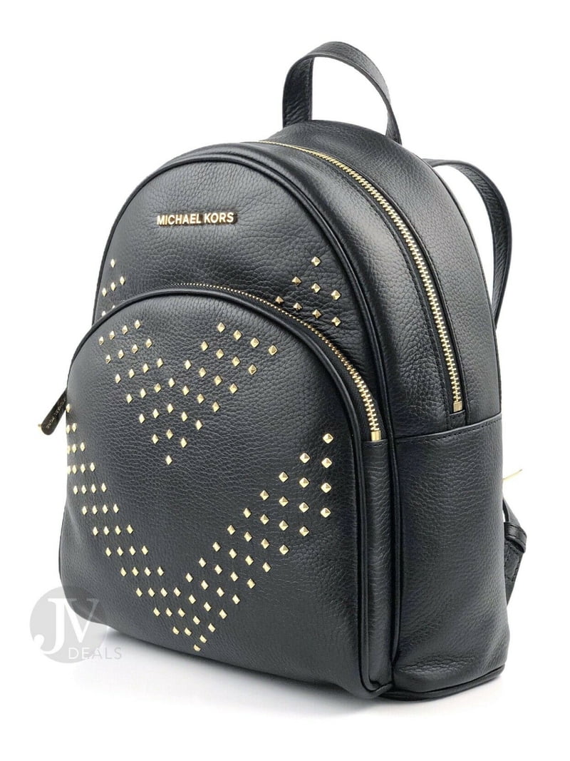 Michael Kors Medium Abbey Pebbled Leather Studded Backpack  display picture 1