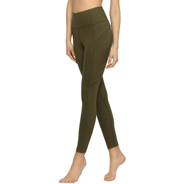 Women's High Waist Pocketed Leggings Tummy Control Yoga Pants with