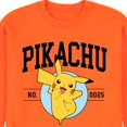 thumbnail image 3 of Pokémon - Pikachu Collegiate - Men's Crew Neck Fleece Pullover, 3 of 6