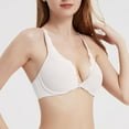thumbnail image 4 of DecSea Women's Solid Color Lace Lace Sexy Front Button Back Single Bra, 4 of 8