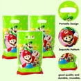thumbnail image 5 of 10 piezas 16,5*25 cm Bolsa de regalo Supper Brother Bolsa de botín Suministros para fiesta de cumpleaños de niño Decoraciones de Mario Bros Recuerdos de fiesta para niños, 5 of 5