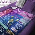 thumbnail image 4 of September Gifts Blanket, Birthday Gifts for Women, September Zodiac Gifts, September Birthday Gifts, Astrology Gifts for Women, Zodiac Constellation 50"x60", 4 of 5