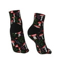 thumbnail image 4 of Bingfone Red Mushrooms Design Patterned Men'S Women'S Casual Cotton Socks, 4 of 9