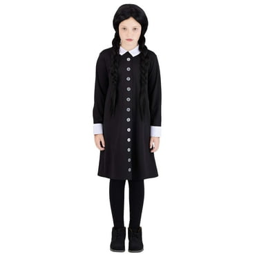 Girl's Essential Wednesday Addams Costume
