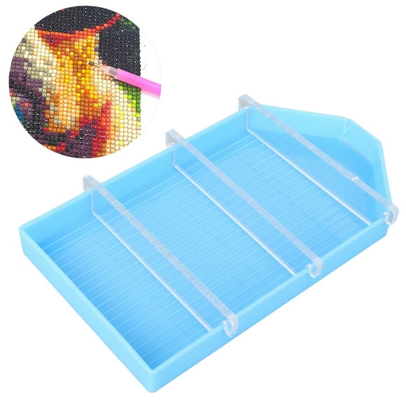 Plateaux de Tri pour Perles, Belle Apparence Outils d'Organisation en Plastique Colorés pour Perles pour Bricolage Art Artisanat Peinture, Collection de Strass Fait Main