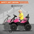 thumbnail image 2 of 24V Ride on UTV Toy Car for Boys with 4x85W Motors & Remote Control, Battery Powered Electric Cars for Kids 3+, 6mph Max Speed, for All Terrians, 2 of 7